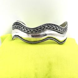 Sterling .950 Decorative Cuff