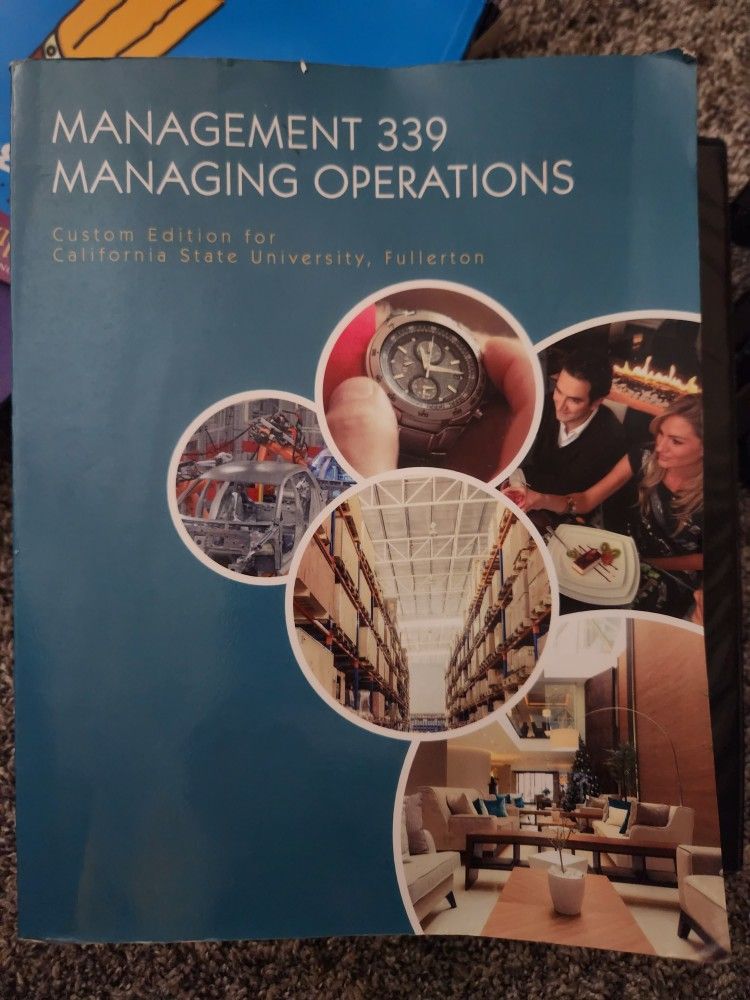 Management 339 Managing Operations