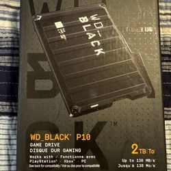 Brand New 4TB WD_Black P10 HDD Game Drive