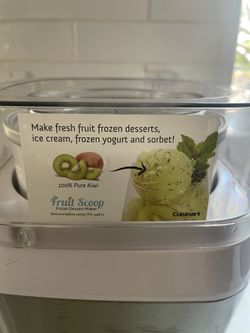 Fruit scoop frozen dessert maker hotsell