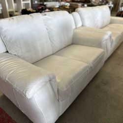 Genuine Leather Sofa & LoveSeat