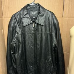 Leather Jacket Size L