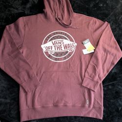 VANS HOODIE BURGUNDY 