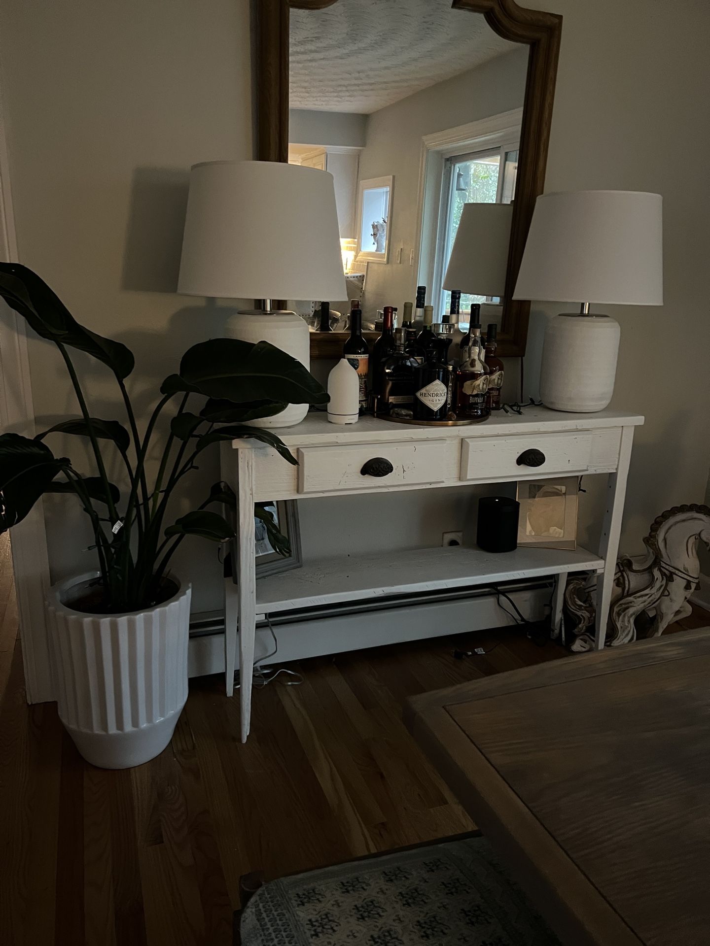 White Console, Buffet Table