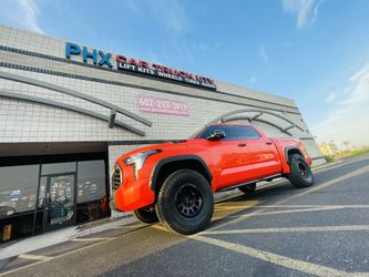 Toyota Tundra Wheels Tires Leveling & Lift Kits Accessories intakes Side Stows Bed Covers Air-bag Kits Installations. (WE Finance)