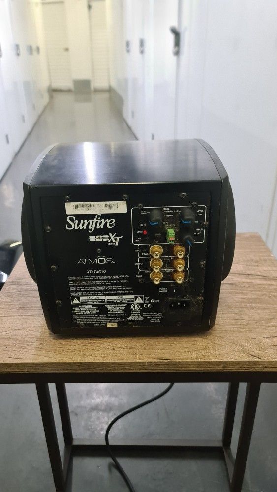Sunfire atmos Micro 6.5 1400 watt Subwoofer.