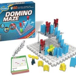 Think Fun 2 ThinkFun Domino Maze STEM Toy and Logic Game for Boys and Girls Age 8 and Up - Combines the Fun of Dominos With the Challenge of a 