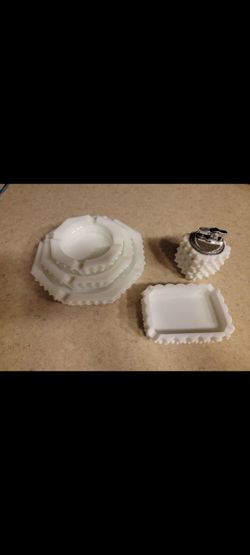 Antique Milk Knobb Glass