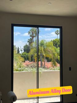 Glass Cabinet Doors with Aluminum Frame