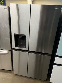 LG STAINLESS STEEL SIDE BY SIDE REFRIGERATOR