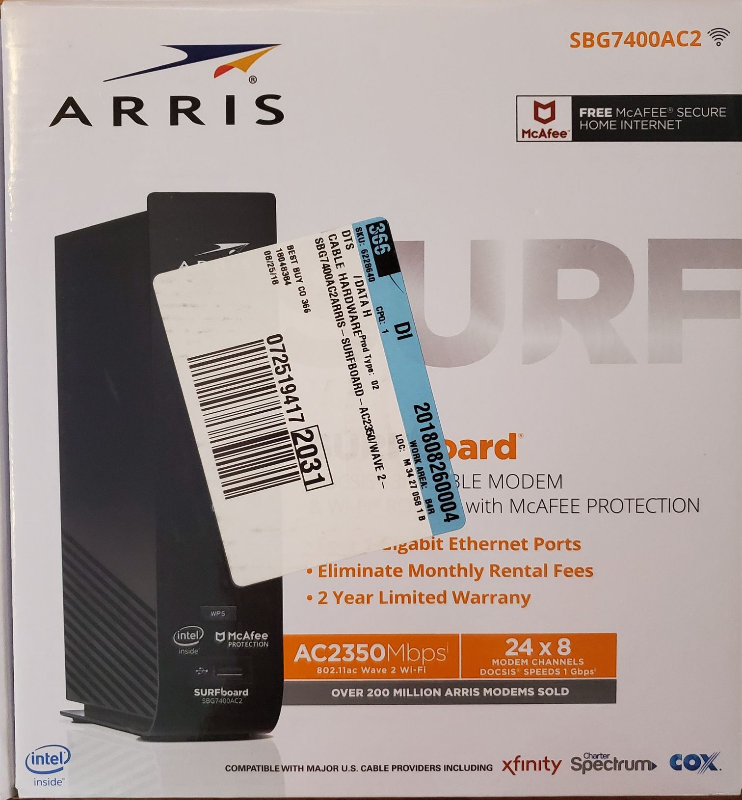 Modem & Wi-Fi Router ARRIS Surfboard