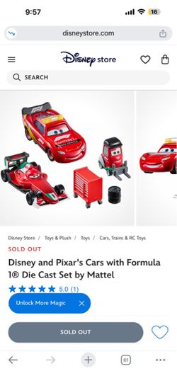 Disney Cars x Formula 1