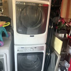Maytag Stackable Washer And Gas Dryer