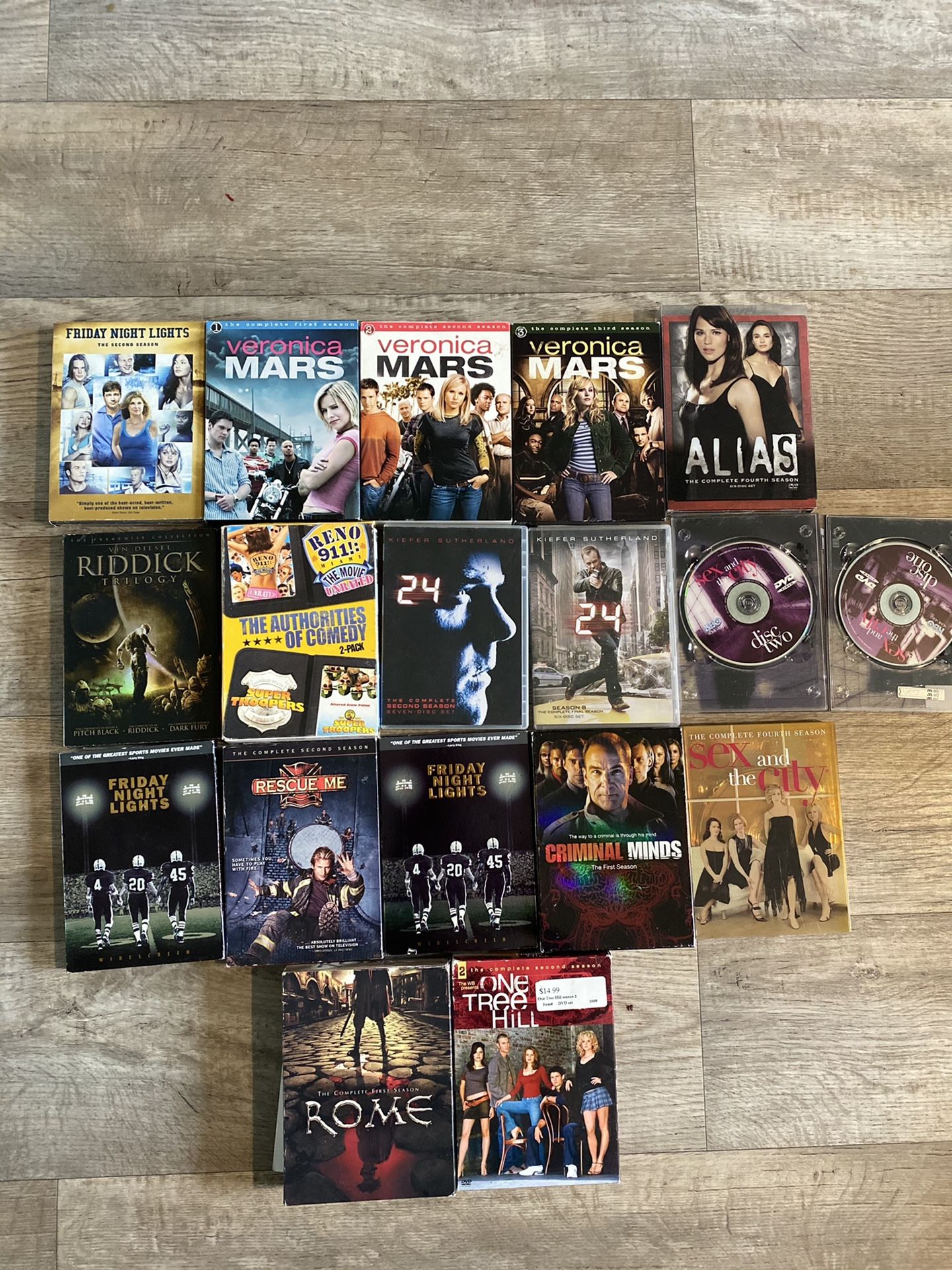 Various TV shows complete seasons