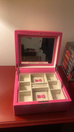 Pink jewelry box