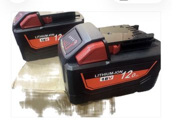 2-Pack 18v. 12.0A. Batteries compatible with Milwaukee. New.