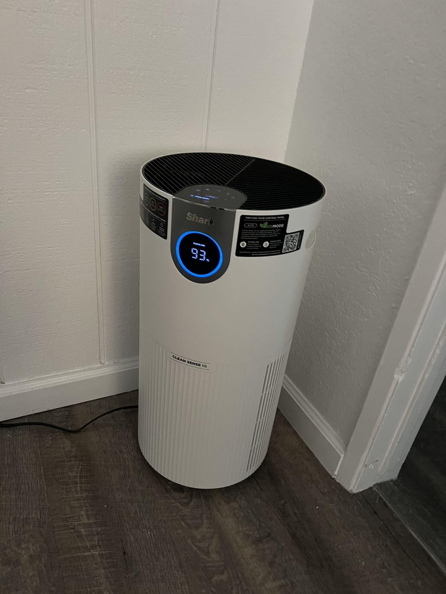 Shark Air Purifier for Home Large Room, Clean Sense Technology, HEPA Air Filter, 1000 Sq Ft, Kitchen, Filters Smoke, Captures 99.98% of Particles, Pet