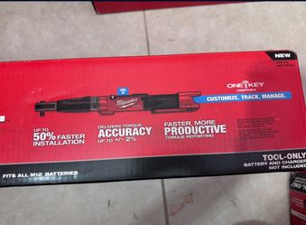 Milwaukee M12 FUEL One-Key 12-Volt Lithium-Ion Brushless Cordless 1/2 in. Digital Torque Wrench (Tool-Only)