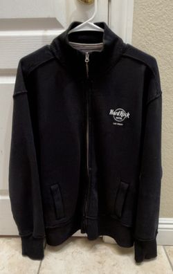 J. America vintage Hard Rock Hotel Las Vegas black full-zip sweatshirt 