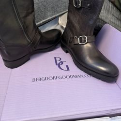 Jimmy Choo Men Motorcycle Boots 10.5