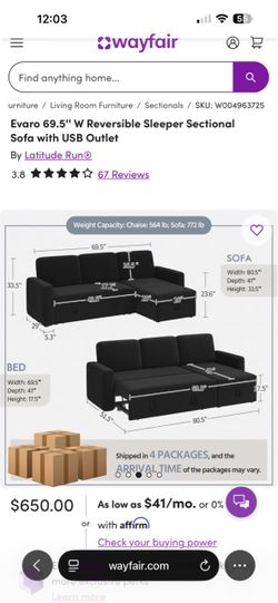 Sofa/ bed