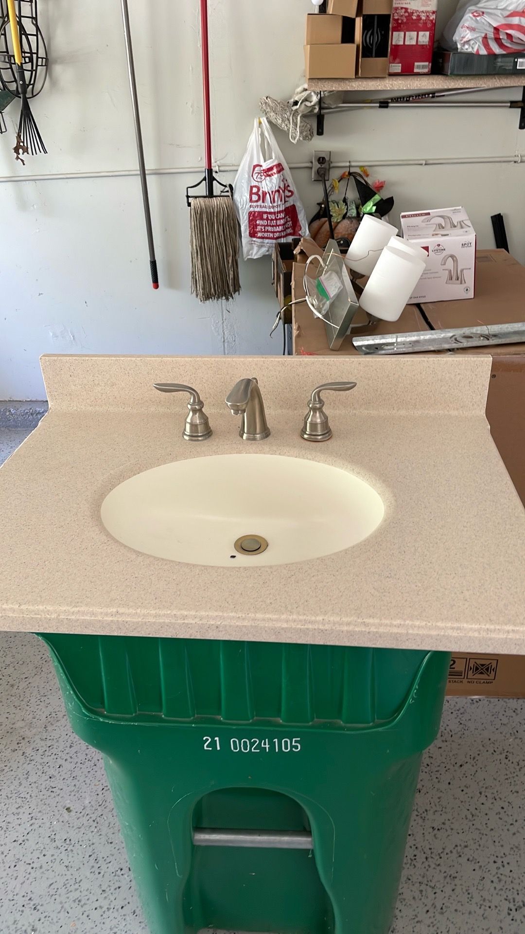 30” Corian sink