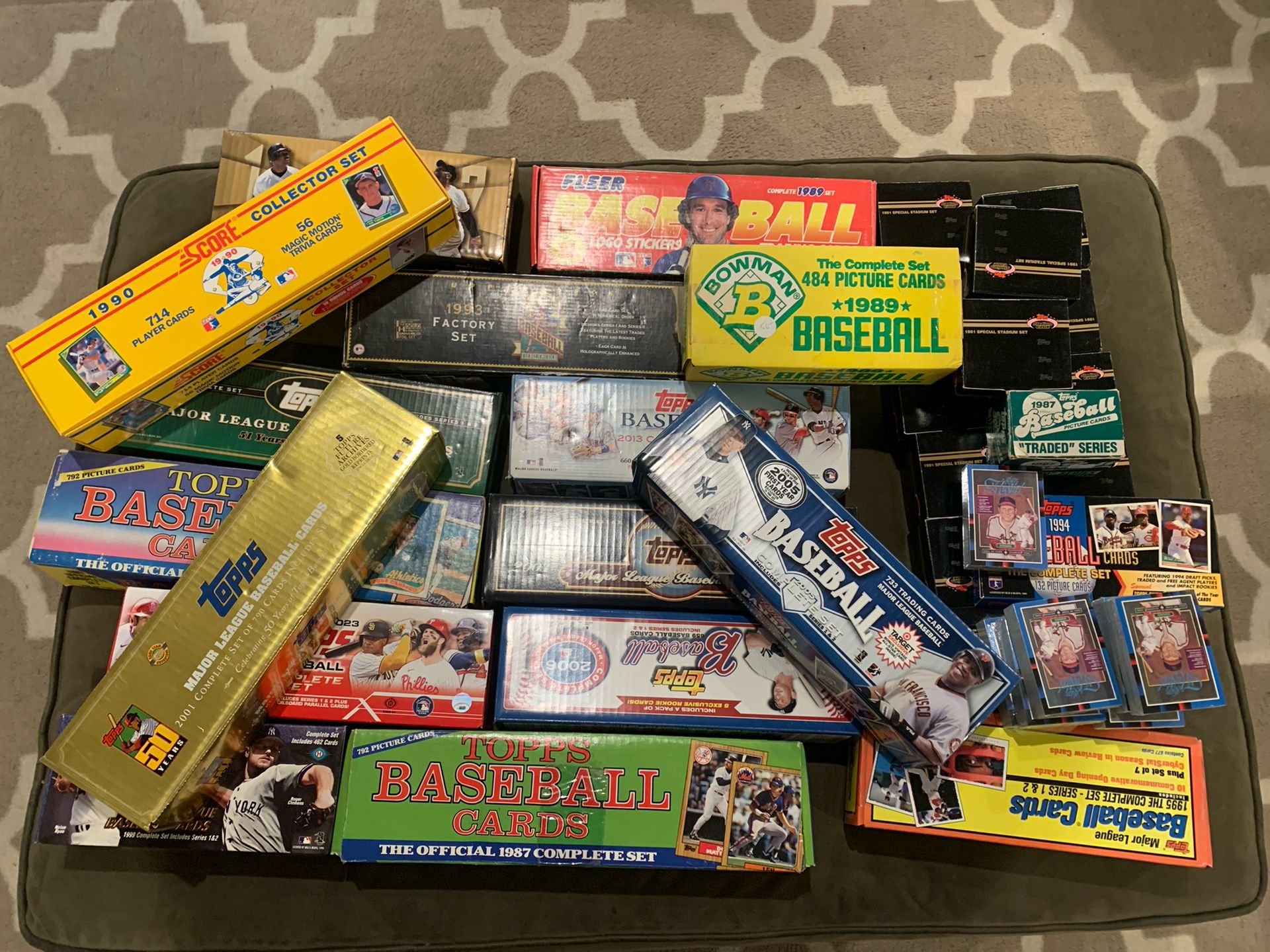 Box Full Of Baseball Cards and Sets 1(contact info removed)