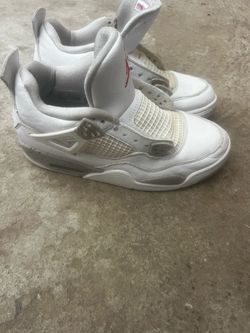Air Jordan 4 White Sneakers