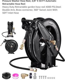 Brand new Automatic  Retractable Pressure Washer Hose Reel