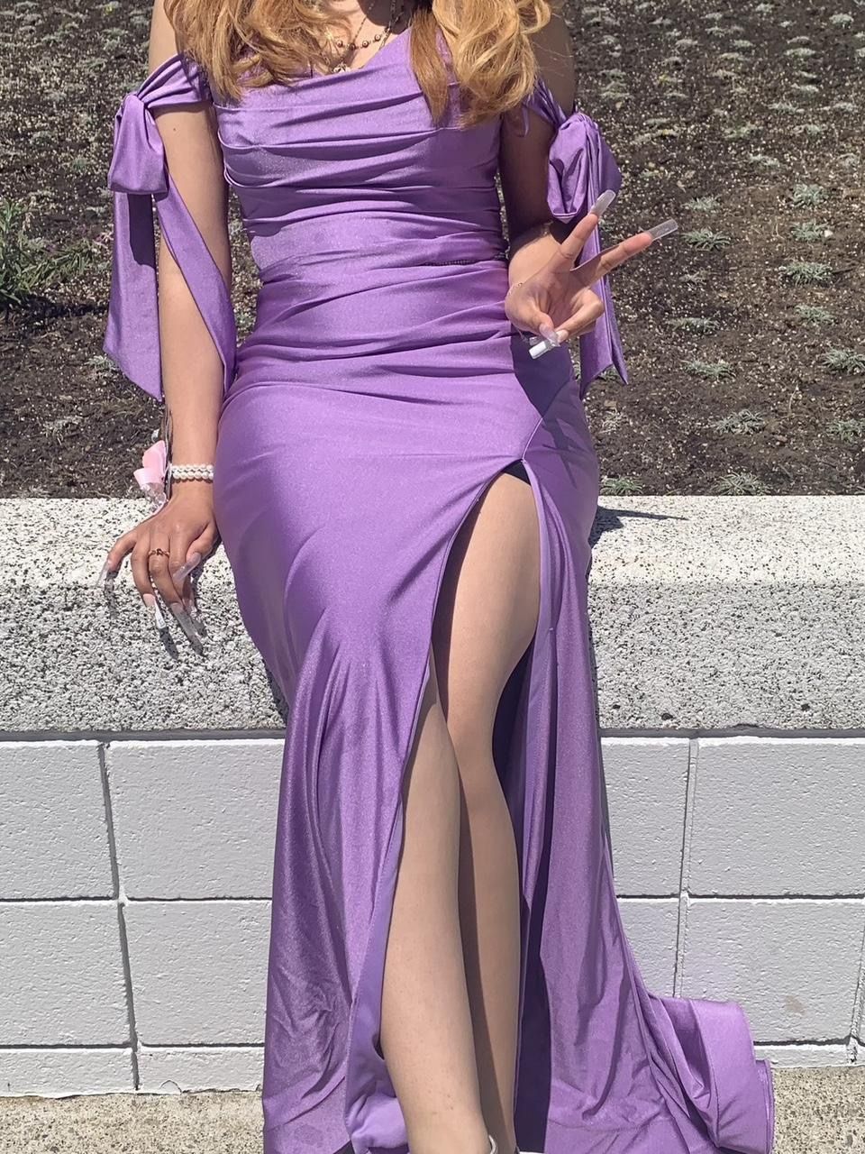 Prom / dama dress lilac purple worn once for an event 