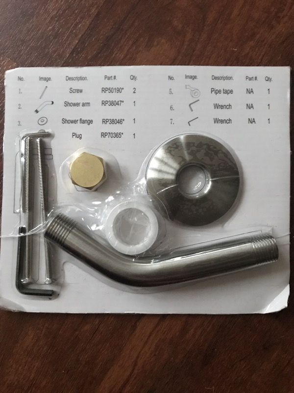 Shower replacement parts