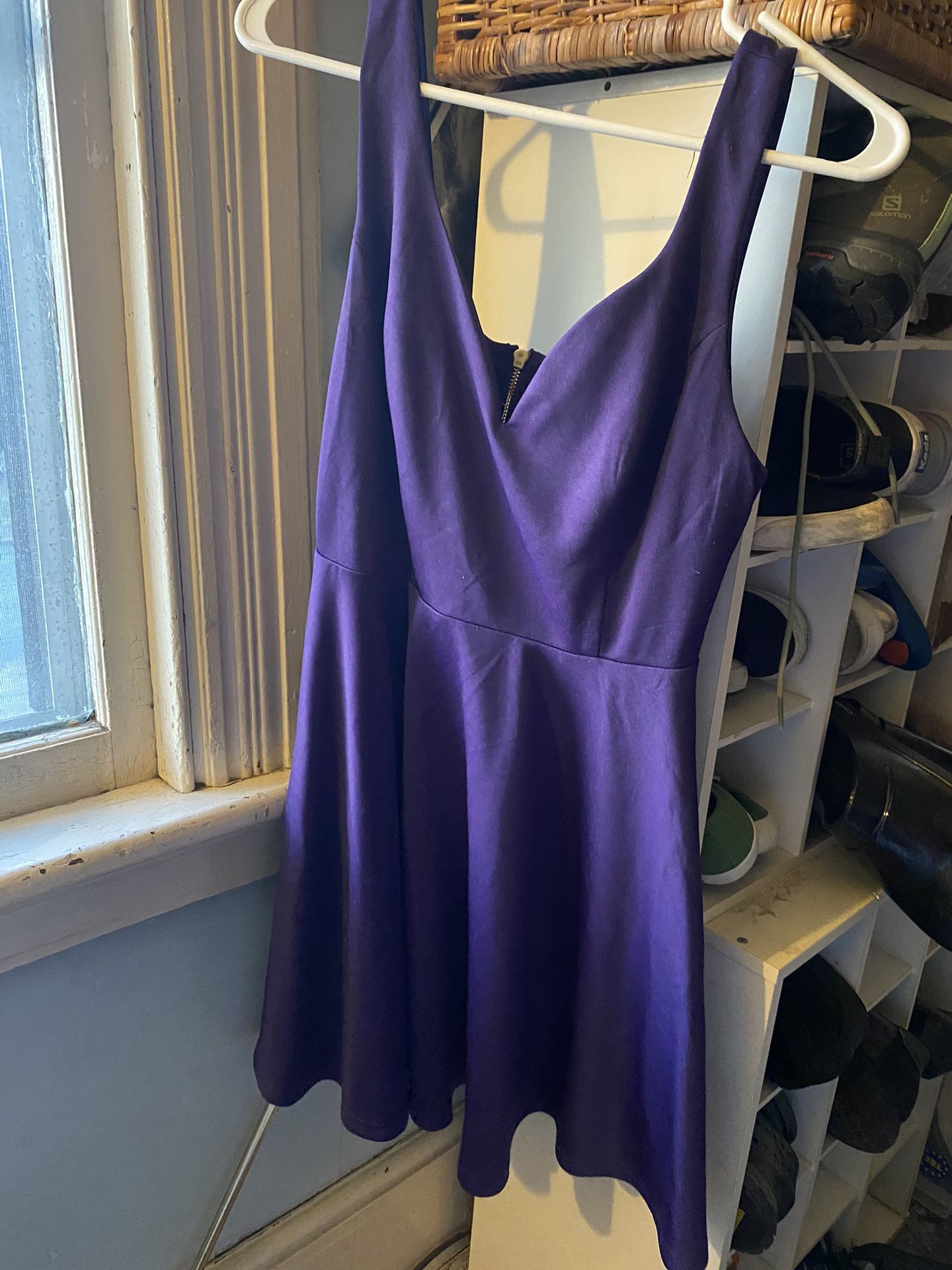 Purple party dress