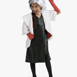 Disney Store Cruella De Vil Costume Girl Size 5/6