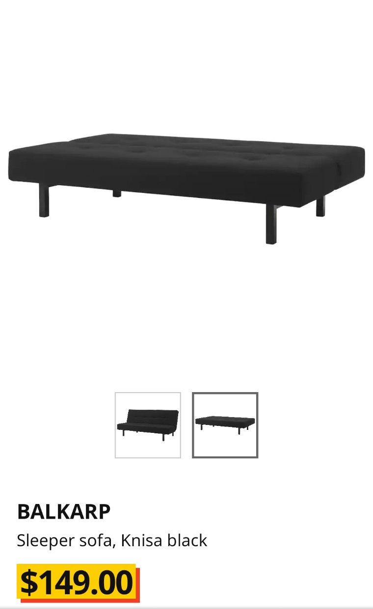 Sleeper Sofa / Futon (IKEA)