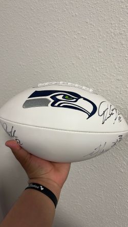 Signed Seahawks ball