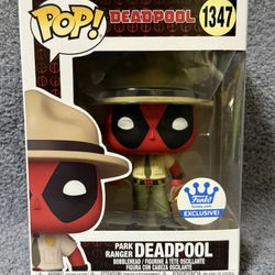 Funko Pop! Vinyl Marvel Park Ranger Deadpool Funko Shop Exclusive #1347