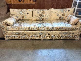 Floral sofa