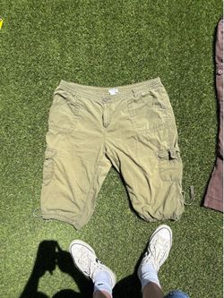 Two woman’s large pants