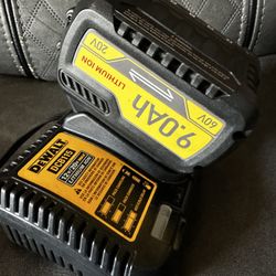 Dewalt Charger& 9ah Flex Volt Generic  battery 