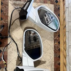 07-13 Silverado Mirrors White 