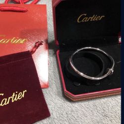Silver or gold Cartier Nail Size 17