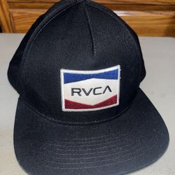 worn RVCA hat