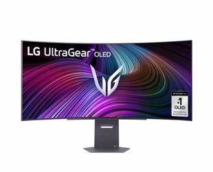 LG UltraGear 45GX90SA-B , 45-inch curved OLED smart gaming monitor featuring a 240Hz refresh rate and a 0.03ms response time