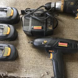 Craftsman 18 Volt Drill And 1/2 Inch Impact 