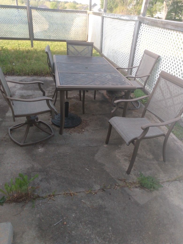 Outside Patio Furniture Set