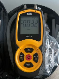 UEi EM720 Hi-Res Differential Manometer