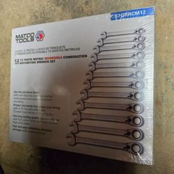 New Matco tools 12 piece reversible ratcheting wrench set