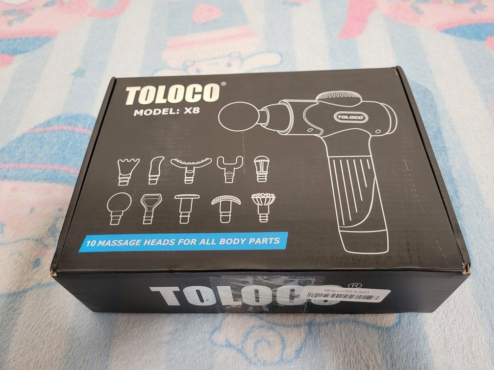 Toloco x8 Massage Gun with 10 Heads