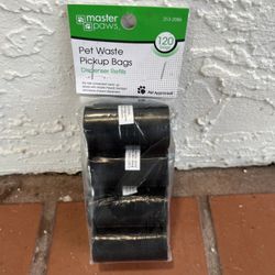 Master Paws Dog Waste Bags NEW