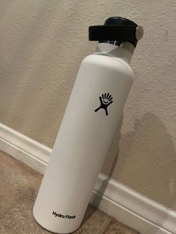 Hydro Flask White Insulated Water Bottle